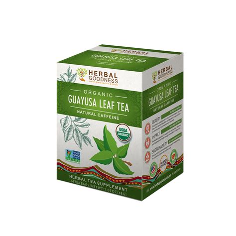 Guayusa Leaf Tea - Organic 24/2g - Energy, Focus & Alertness - Herbal Goodness | Herbalism ...