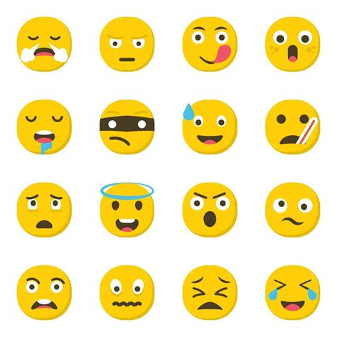 Feelings Emojis Concepts 4821434 Vector Art At Vecteezy