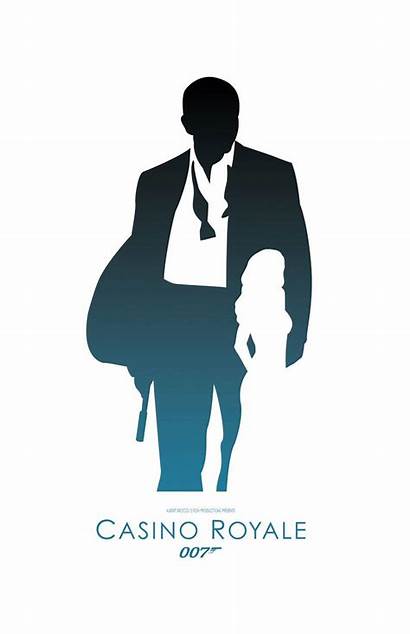 Bond James Casino Minimalist Poster 007 Royale