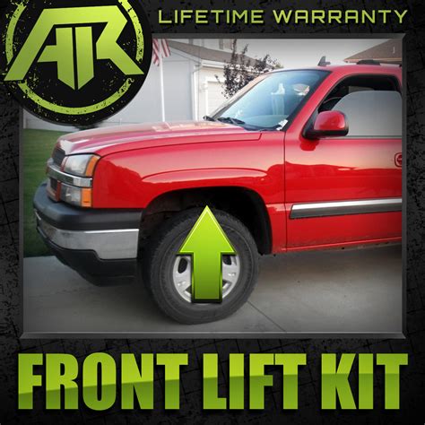 Is the factory truck lifted higher in the back than the front? For 02-06 Chevrolet Avalanche 1500 Front 3" Steel Torsion ...