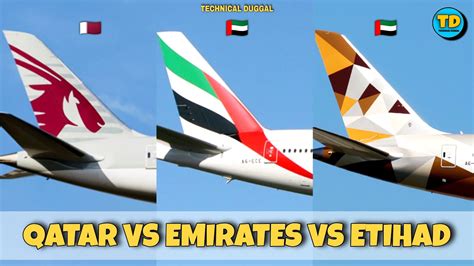 Qatar Airways Vs Emirates Vs Etihad Airways Comparison 2021 YouTube