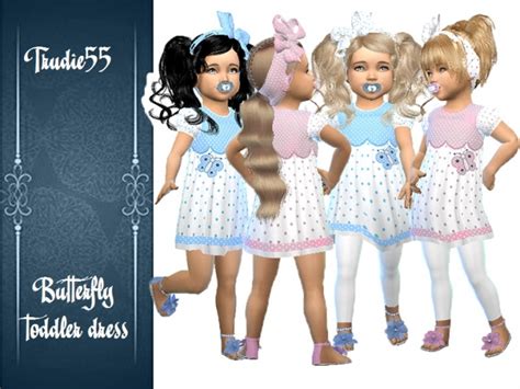 Butterfly Toddler Dress At Trudie55 Sims 4 Updates