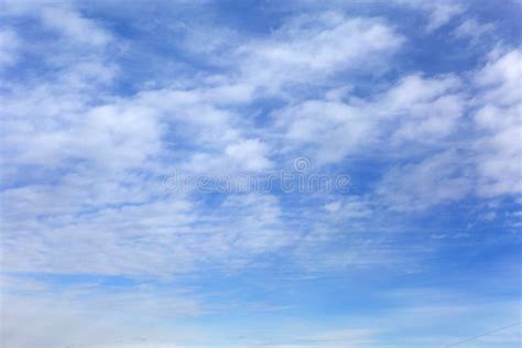 Blue Sky With Clouds Beautiful Heaven Stock Image Image Of Light