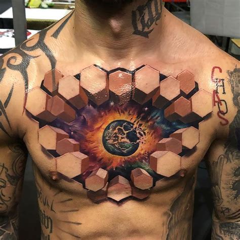 Some Of The Most Incredible Chest Tattoo Ideas If Youre All In For Some Ink Amazing 3d