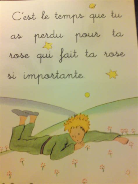 Le Petit Prince Quotes In French And English Quotesgram