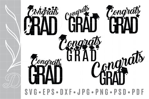 Graduation 2021 Congrats Grad Bundle Graphic By Doodeebox · Creative