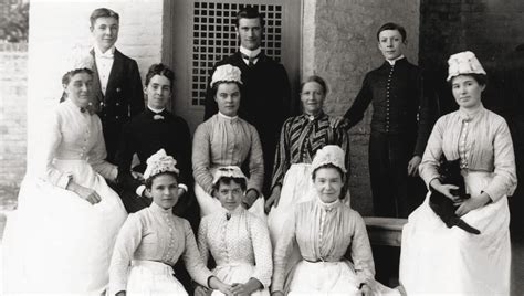 Group Of Servants From A Large Household 1880s See Comments R