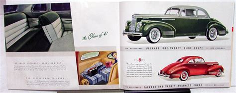 1941 Packard 110 And 120 Sales Brochure Original One Ten One Twenty Oversized
