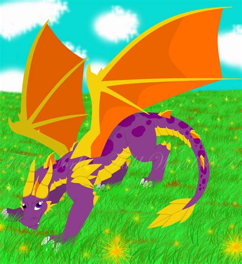 The Purple Dragon Spyro By Fableworldna On Deviantart