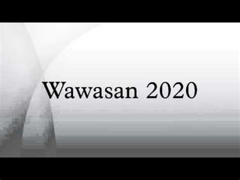 Saya harap tidak ada pihak lagi yang bercakap. Project Wawasan 2020