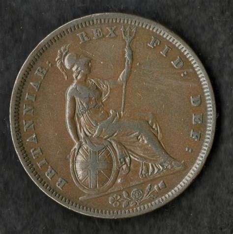 1831 William Iiii Large Copper Penny Nice Vf Scarce Ebay