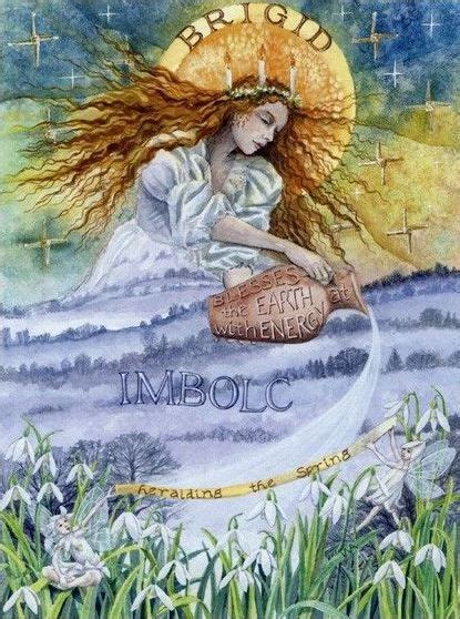 Imbolc Stbrigids Day On 1 February Beginning Of Spring Goddess