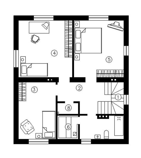 Two Story Tiny House Floor Plans - flooring Designs