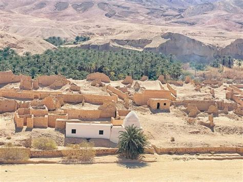 Tamerza Oasis De Montagne Tozeur Sud Tunisie Sud Tunisie
