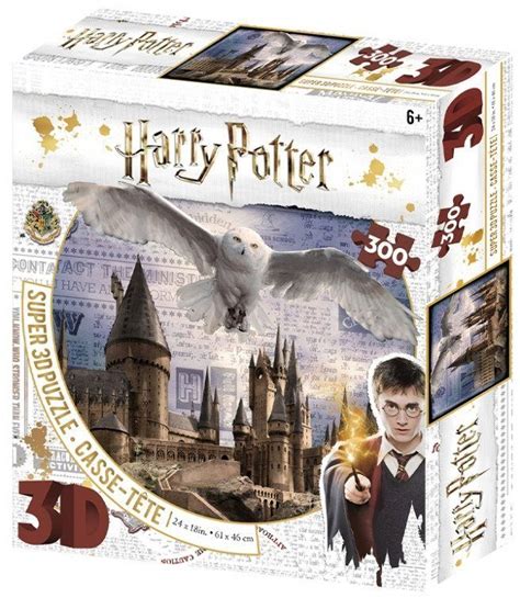 Puzzle Harry Potter Šola čarovništva In čarovništva Hogwarts 3d 300