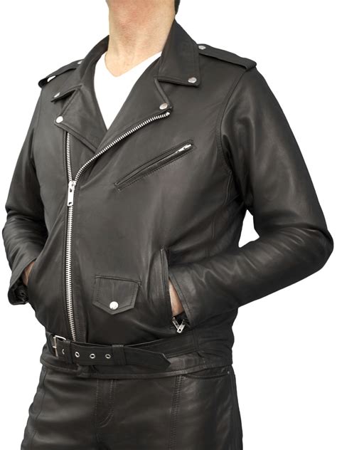 Check black leather jacket prices, ratings & reviews at flipkart.com. Mens 'Marlon Brando' Black Leather Jacket - Tout Ensemble