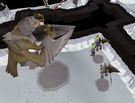 Kree'arra attacks with a ranged attack that has a stunning effect, knocking you back one step; Kree'arra/Strategies | Old School RuneScape Wiki | Fandom