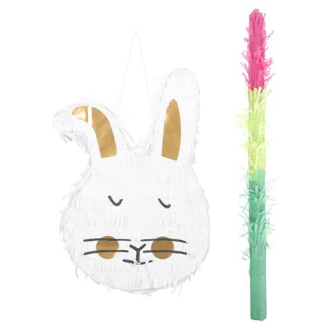 Nuolux Easter Bunny Pinata Pinata Party Game Rabbit Table Animal Party