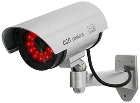 When you buy through links on our site, we may earn an affiliate commission. Outdoor Fake , Dummy Security Camera with Blinking Light ...