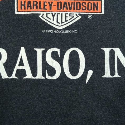 Sign in to my account. Vintage Valparaiso IN Harley Davidson T-Shirt Heavy Metal ...