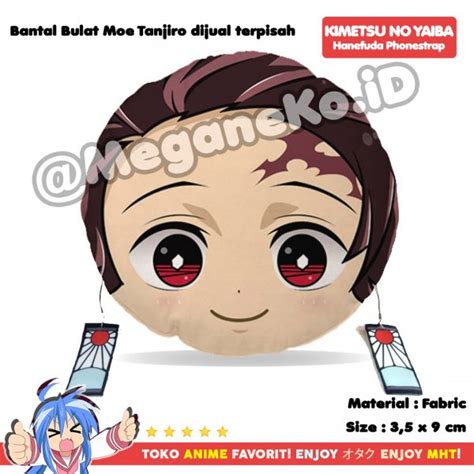 Bantal Bulat Moe Anime Kimetsu No Yaiba Demon Slayer Kamado Tanjiro