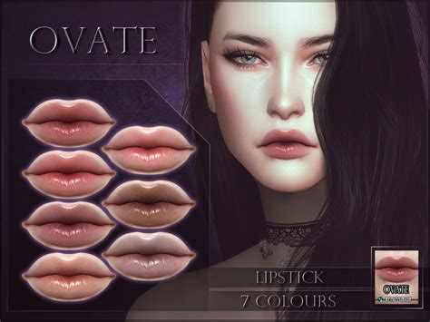 Remussirions Ovate Lipstick Lipstick Sims 4 Cc Makeup Sims 4