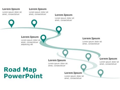 Streetlight Roadmap Powerpoint Template Roadmap Powerpoint Templates