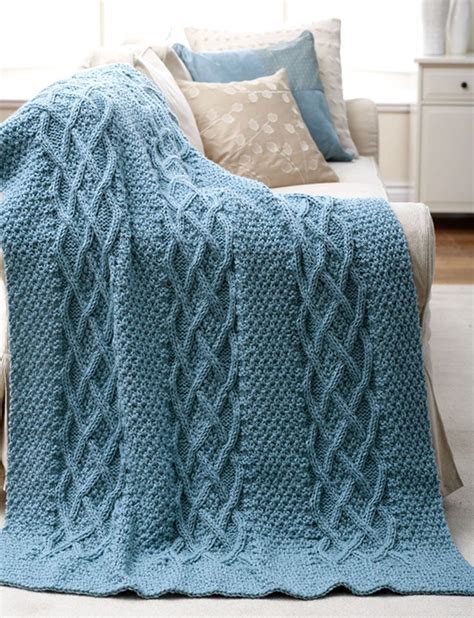 17 Best Ideas About Knitted Afghan Patterns On Pinterest Blanket