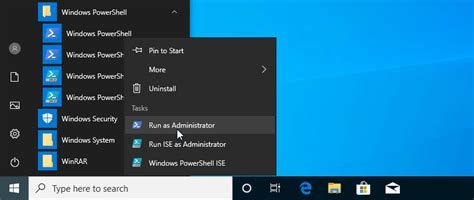 How To Run Powershell As Administrator On Windows 10server