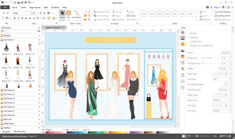 This fashion design software is regarded as the best software for designing a unique lot of designer clothes. Edraw Fashion Sketcher | Brand Tech