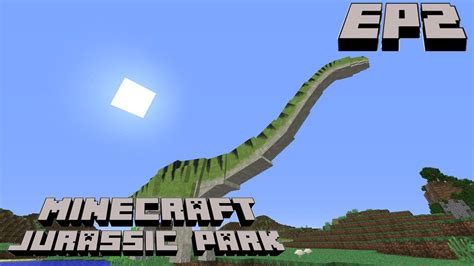 Minecraft Jurassic Park Adventure And Exploration Ep02 Youtube