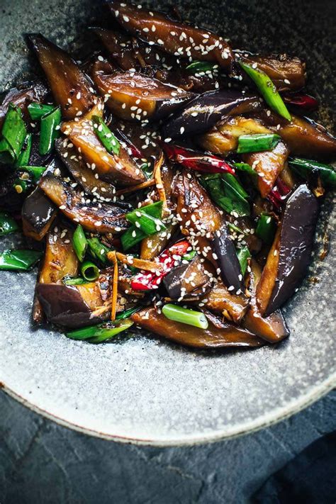 vegan chinese chilli eggplant recipe vegan chinese eggplant dishes cooking eggplant