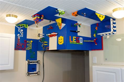 Follow these instructions to build a tray ceiling in your home. Lego Wall and Ceiling Build Area | Total Geekdom