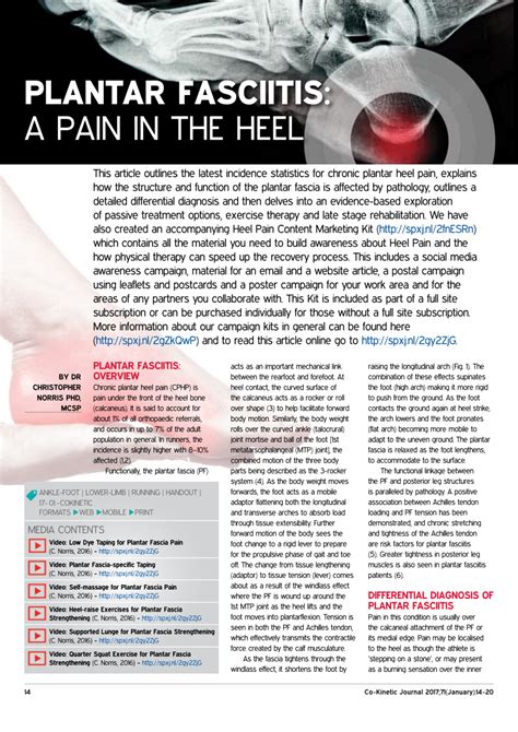 Buckinghamshire healthcare nhs plantar fasciitis home exercise program. (PDF) Plantar faciitis - a pain in the heel