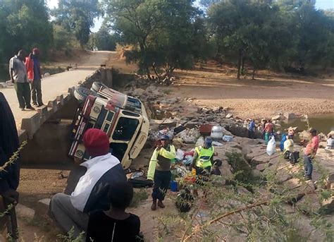 Bulawayo Bound Bus Falls Off Narrow Bridge In Nkayi 13 Injured
