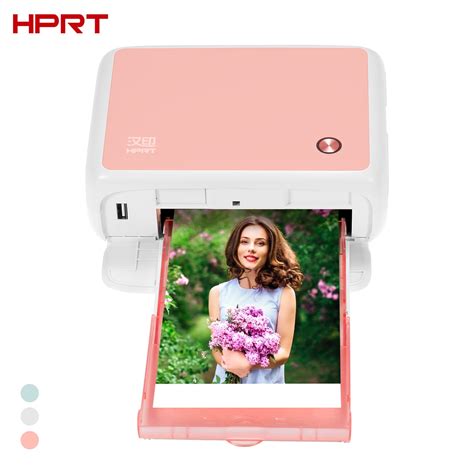 Hprt Cp4000l Portable Full Color Photo Printer Mini Househeld Thermal Sublimation Printer 4x6