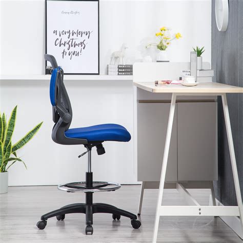 Serena Mesh Drafting Chair Tall Office Chair For Standing Desk By