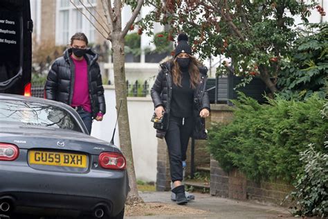 Elizabeth Hurley Out In London With Medical Boot 01132022 • Celebmafia