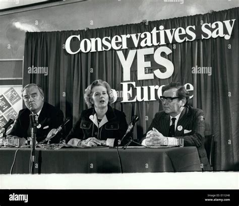 1975 Margaret Thatcher Photo Hi Res Stock Photography And Images Alamy