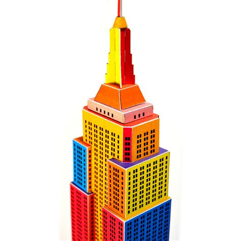 Empire State Building Pop Art Edition Paper Landmarks