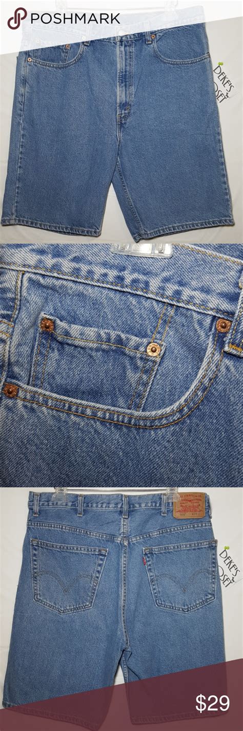 Levis 505 Vintage Jean Shorts Size 38 Waist Euc Vintage Jean Shorts