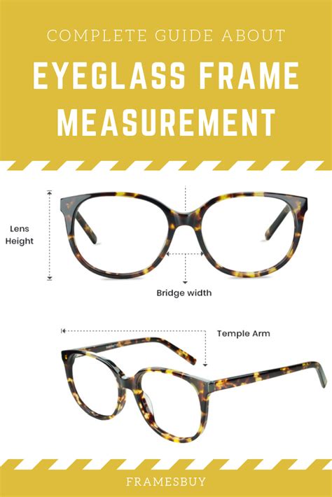 complete guide about glasses frame measurement au trends eyeglasses frames