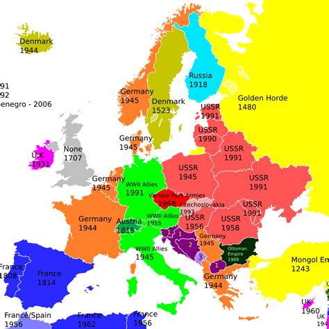 Europe Map Countries Only