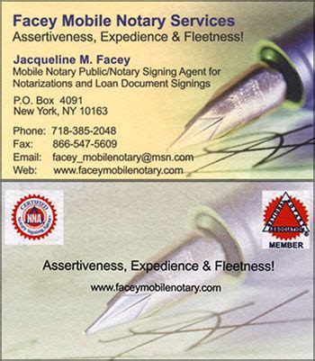 Know anyone in need of a notary? Notary Business Cards - 3 | Notary signing agent, Notary ...