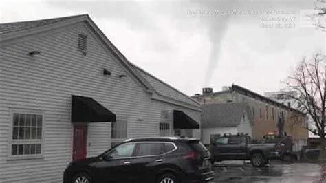 First March Tornado Spotted In Vermont In More Than 65 Years Videos