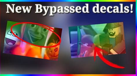 Bypassed Decals Roblox