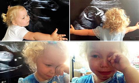 Two Year Old Girl Sobs With Joy As She Sees Her Unborn Sister In