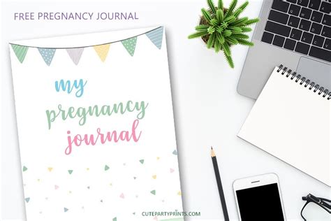 free printable my pregnancy journal