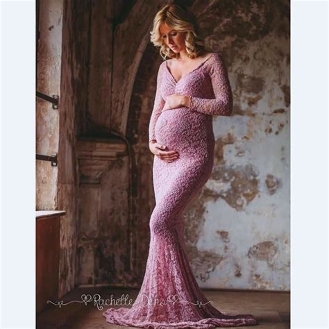 Maternity Photography Props Pregnancy Clothes Maxi Maternity