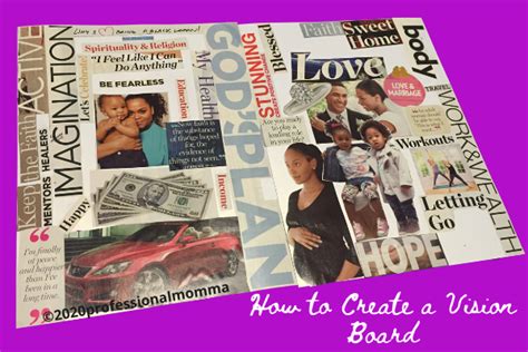 How To Make A Vision Board For 2021 • Professional Momma